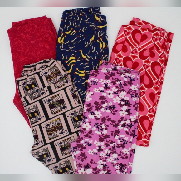LuLaRoe Pants - LuLaRoe Legging Lot of 4 (Size OS 0-10)